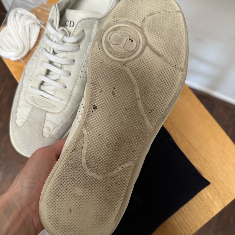 Dior B01 Oblique Emboss Sneakers Authentic size 9.5 Men’s Excellent Condition - Picture 5 of 6